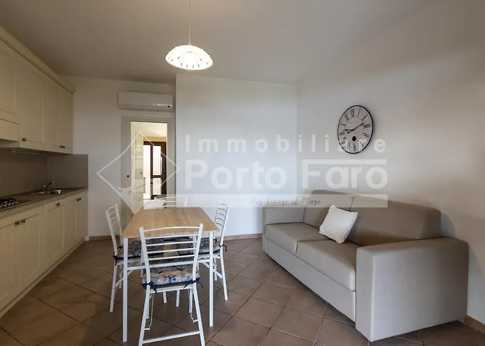 L324 - Bilocale Con Giardino E Vista Mare Panoramica A Porto Mannu